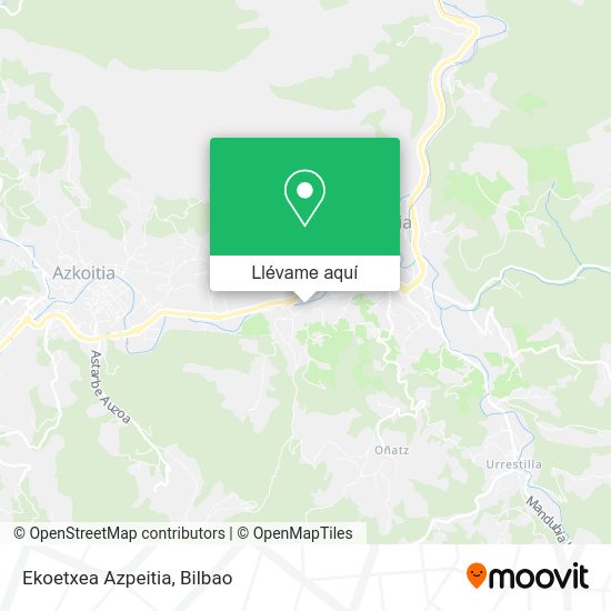 Mapa Ekoetxea Azpeitia