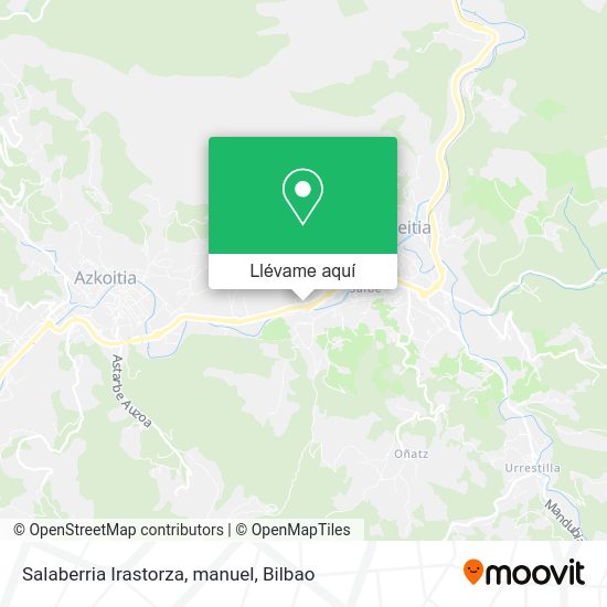 Mapa Salaberria Irastorza, manuel