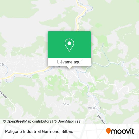 Mapa Polígono Industrial Garmend