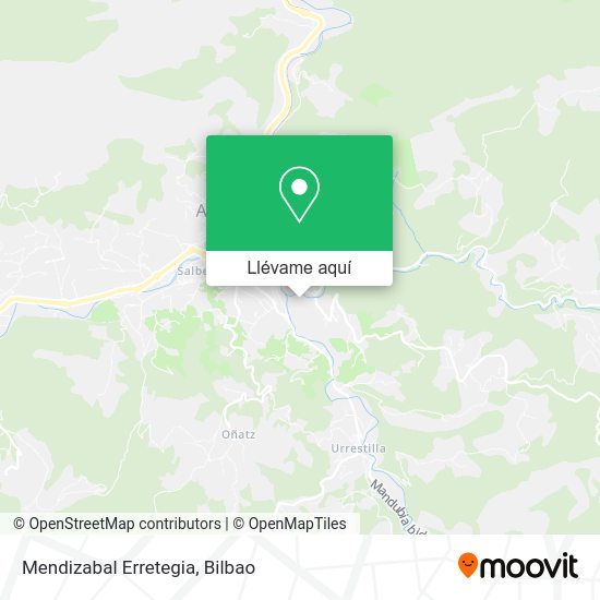 Mapa Mendizabal Erretegia