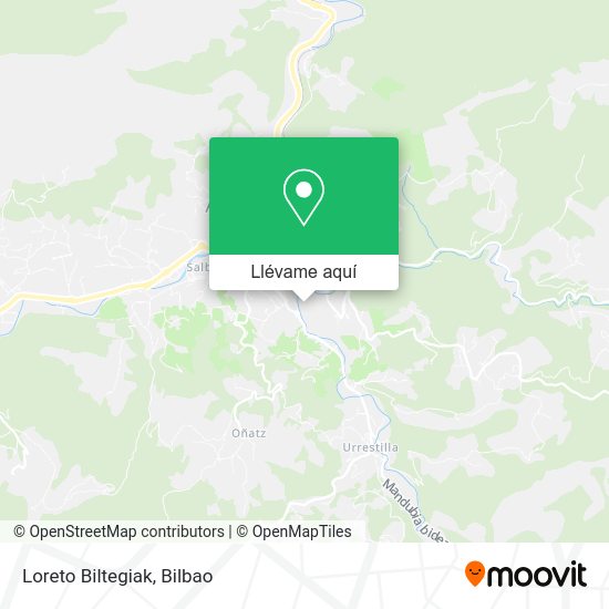 Mapa Loreto Biltegiak