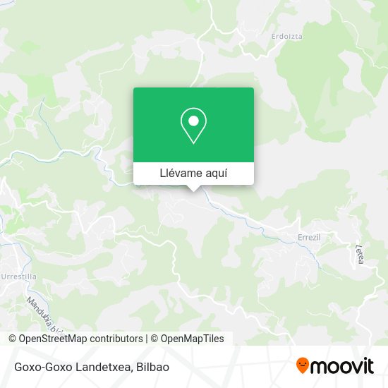 Mapa Goxo-Goxo Landetxea