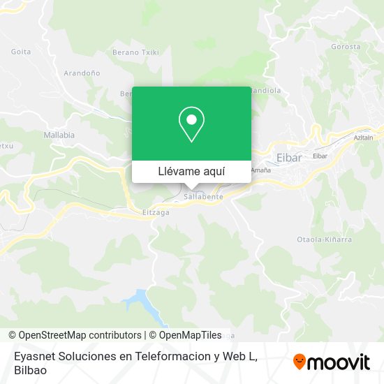Mapa Eyasnet Soluciones en Teleformacion y Web L