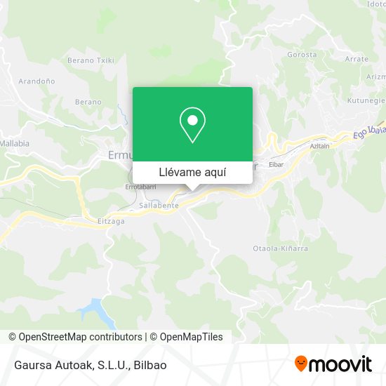 Mapa Gaursa Autoak, S.L.U.