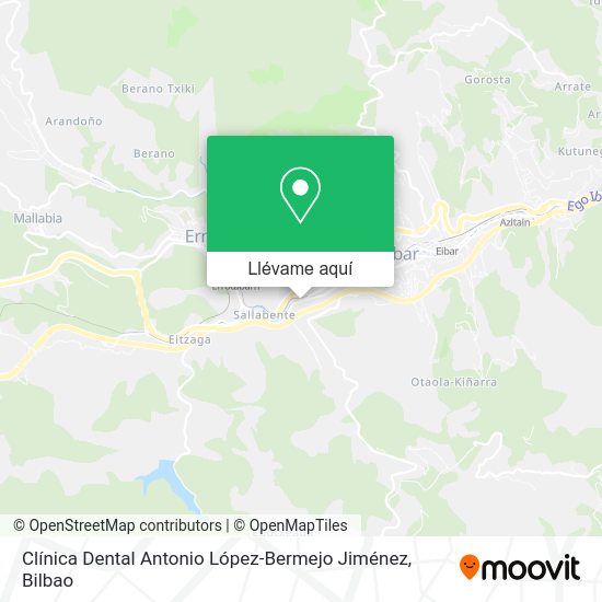 Mapa Clínica Dental Antonio López-Bermejo Jiménez