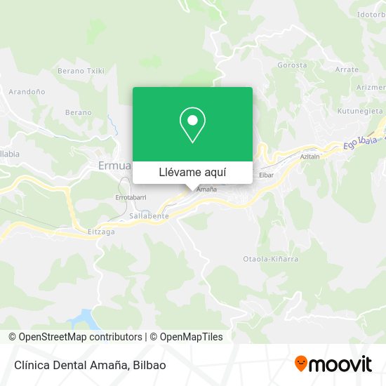 Mapa Clínica Dental Amaña