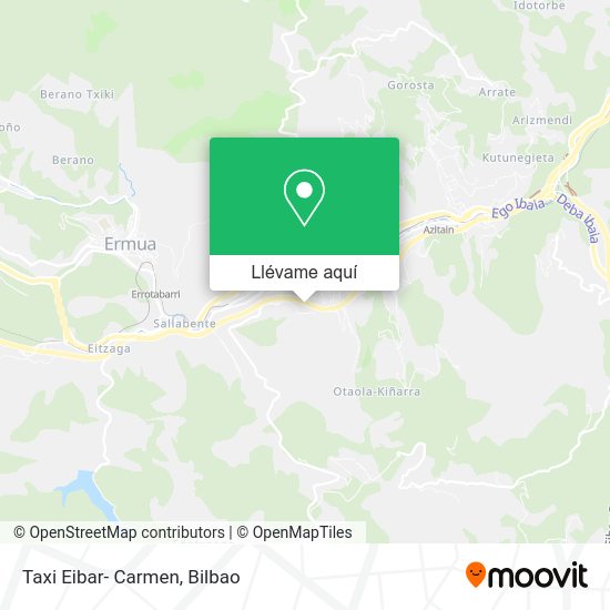 Mapa Taxi Eibar- Carmen
