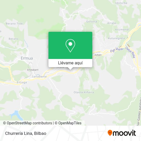 Mapa Churrería Lina