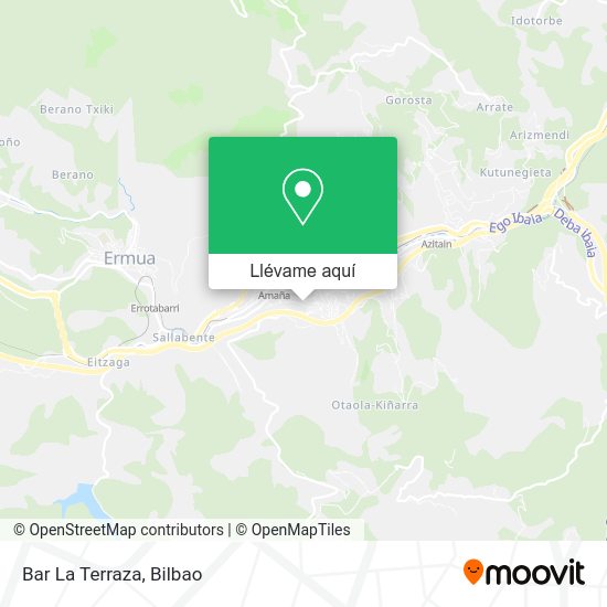 Mapa Bar La Terraza