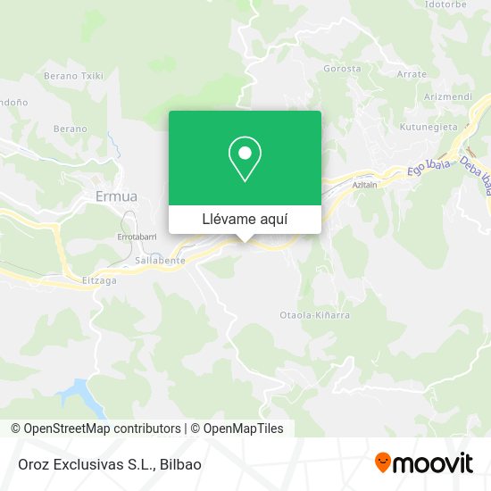 Mapa Oroz Exclusivas S.L.