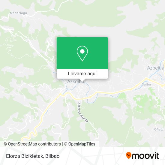 Mapa Elorza Bizikletak