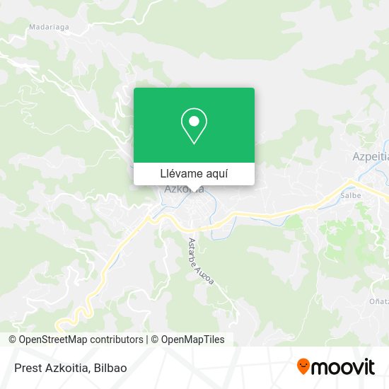 Mapa Prest Azkoitia