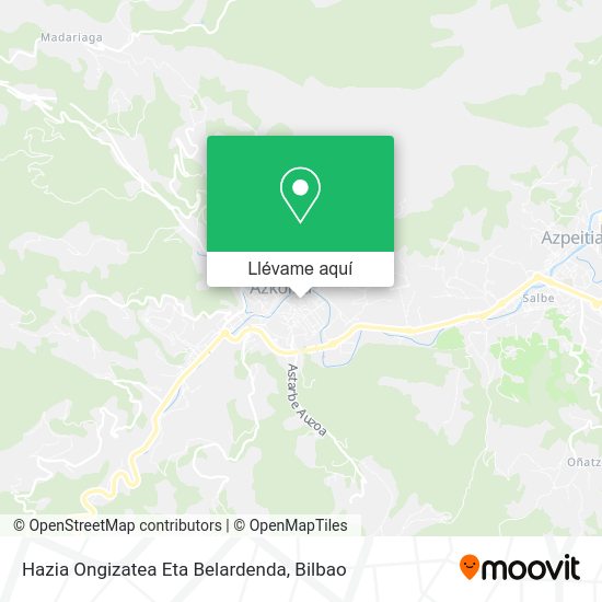 Mapa Hazia Ongizatea Eta Belardenda