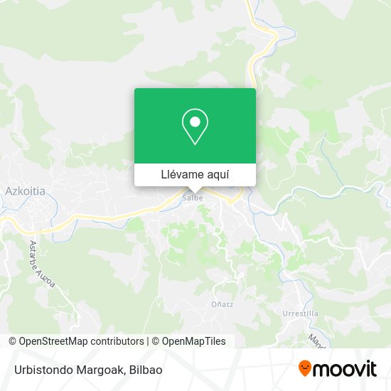 Mapa Urbistondo Margoak