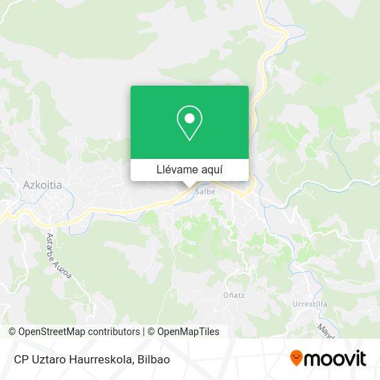 Mapa CP Uztaro Haurreskola
