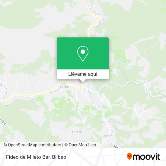 Mapa Fideo de Mileto Bar