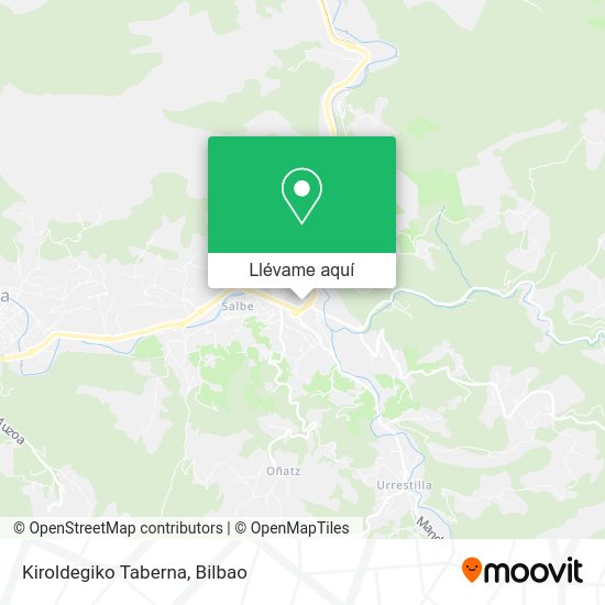 Mapa Kiroldegiko Taberna