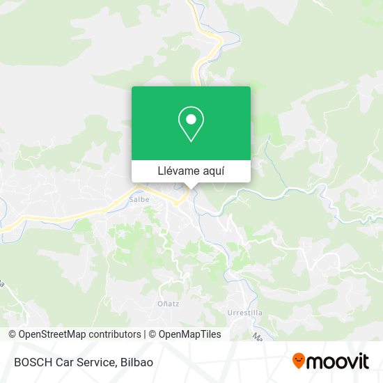 Mapa BOSCH Car Service