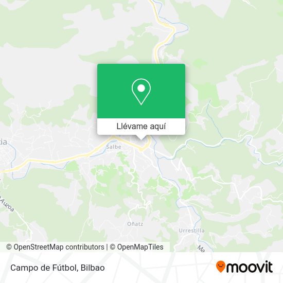 Mapa Campo de Fútbol
