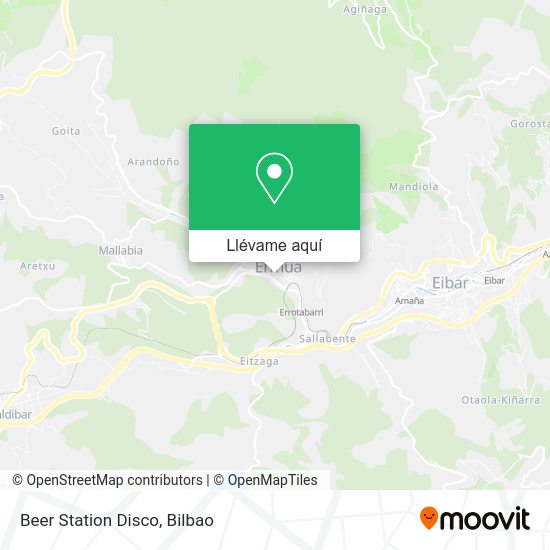 Mapa Beer Station Disco
