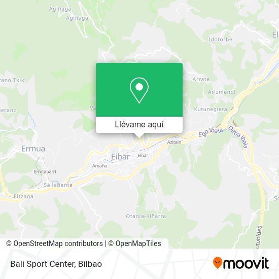 Mapa Bali Sport Center