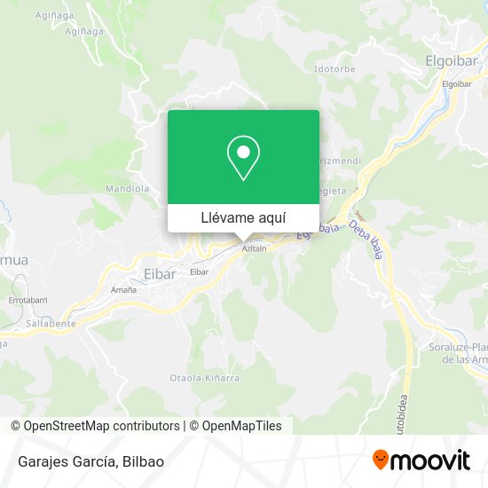 Mapa Garajes García