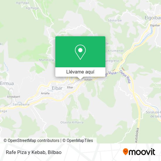 Mapa Rafe Piza y Kebab