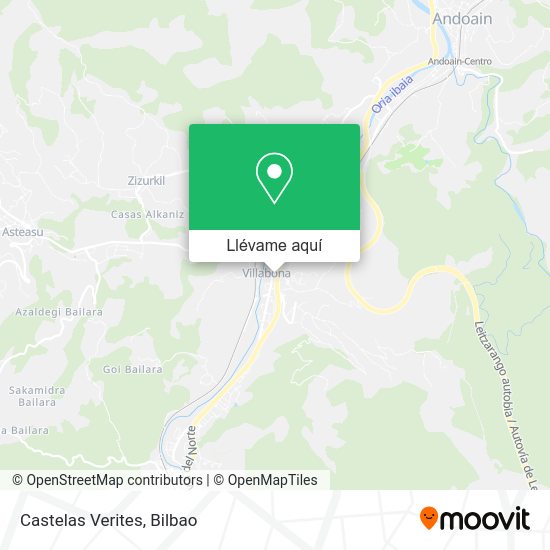 Mapa Castelas Verites