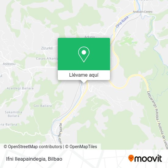 Mapa Ifni Ileapaindegia