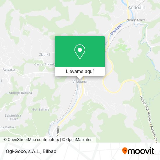 Mapa Ogi-Goxo, s.A.L.
