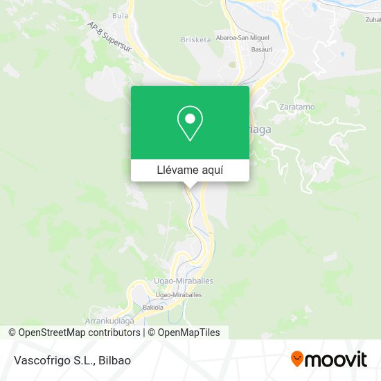 Mapa Vascofrigo S.L.