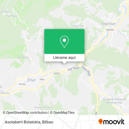Mapa Asolaberri Bolatokia
