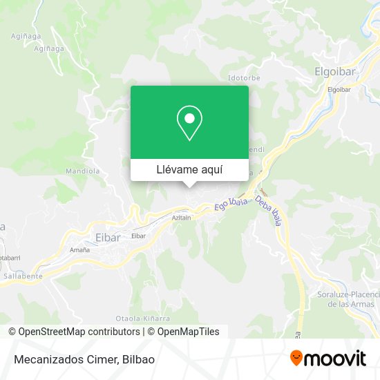 Mapa Mecanizados Cimer