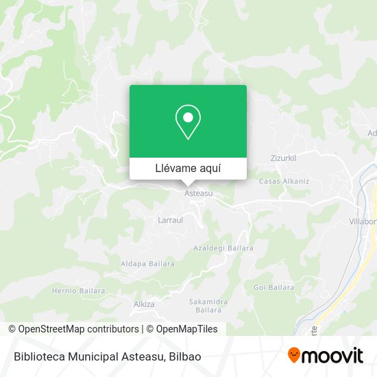 Mapa Biblioteca Municipal Asteasu