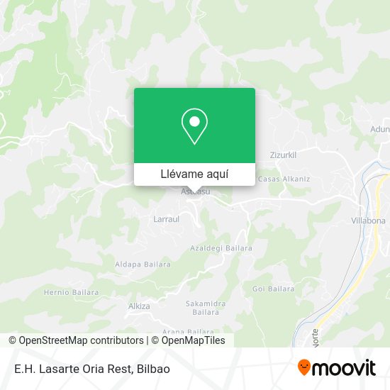 Mapa E.H. Lasarte Oria Rest