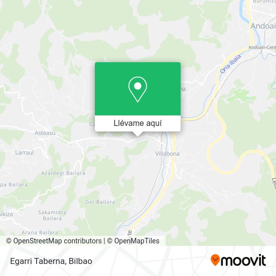 Mapa Egarri Taberna