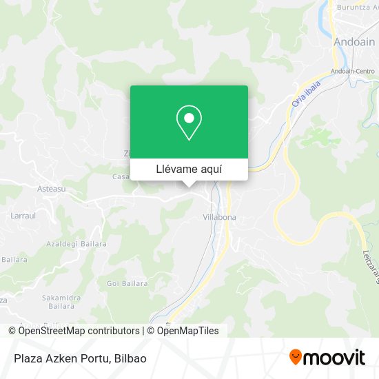 Mapa Plaza Azken Portu