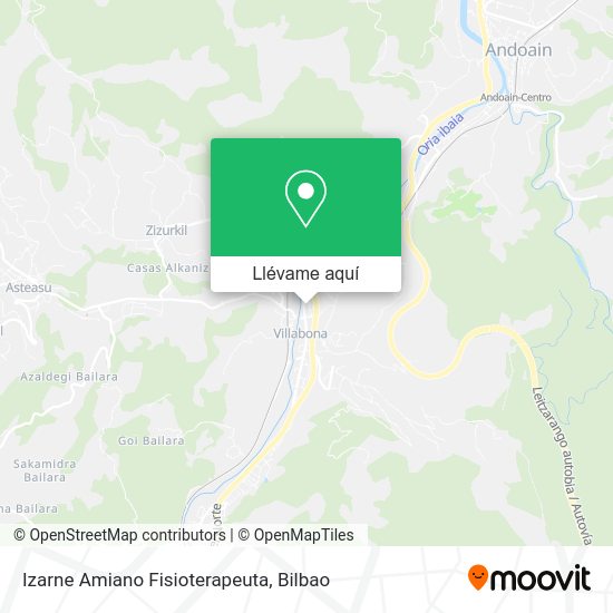 Mapa Izarne Amiano Fisioterapeuta