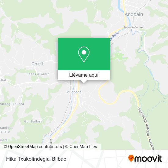 Mapa Hika Txakolindegia