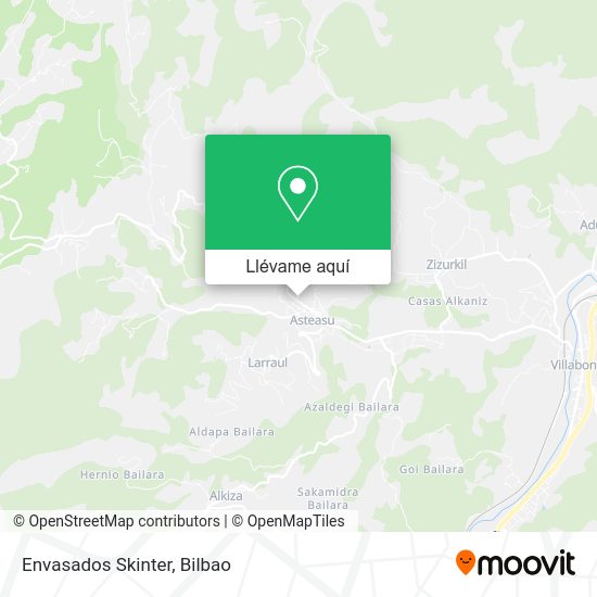 Mapa Envasados Skinter