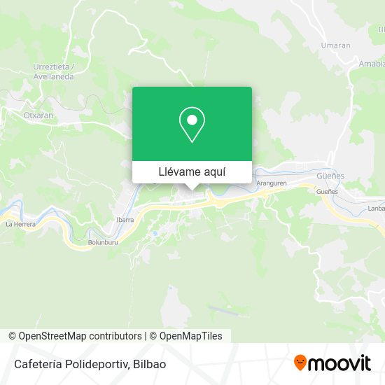 Mapa Cafetería Polideportiv