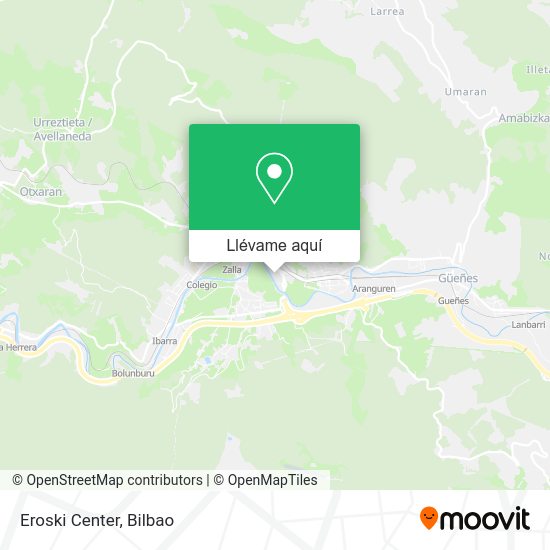 Mapa Eroski Center