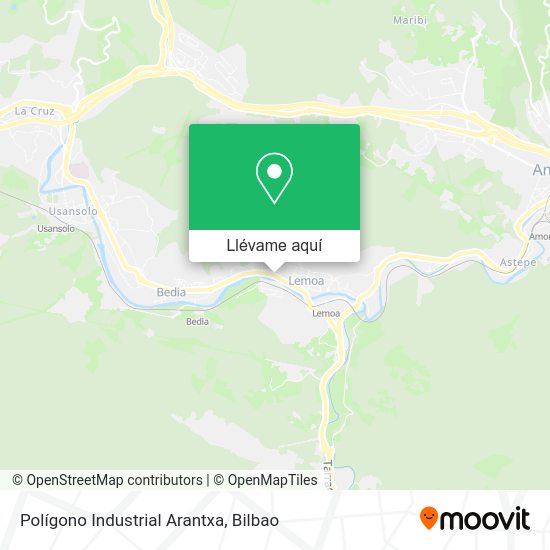 Mapa Polígono Industrial Arantxa
