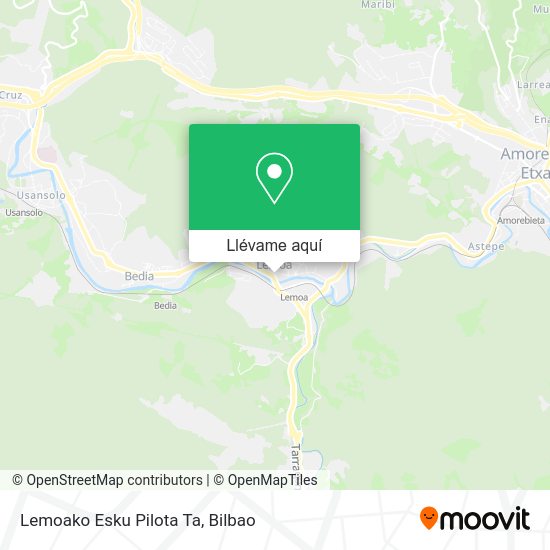 Mapa Lemoako Esku Pilota Ta