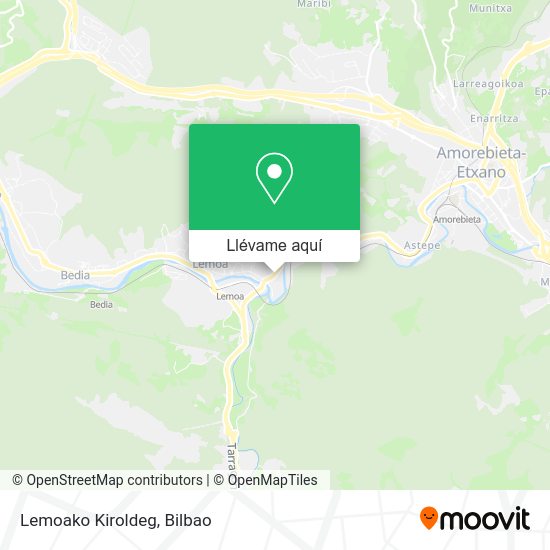 Mapa Lemoako Kiroldeg