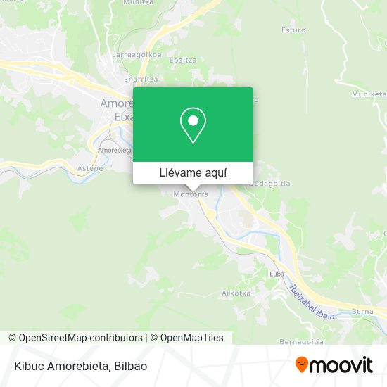 Mapa Kibuc Amorebieta