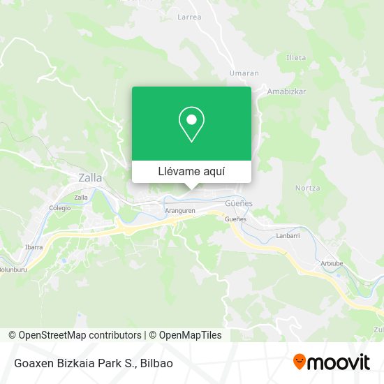 Mapa Goaxen Bizkaia Park S.