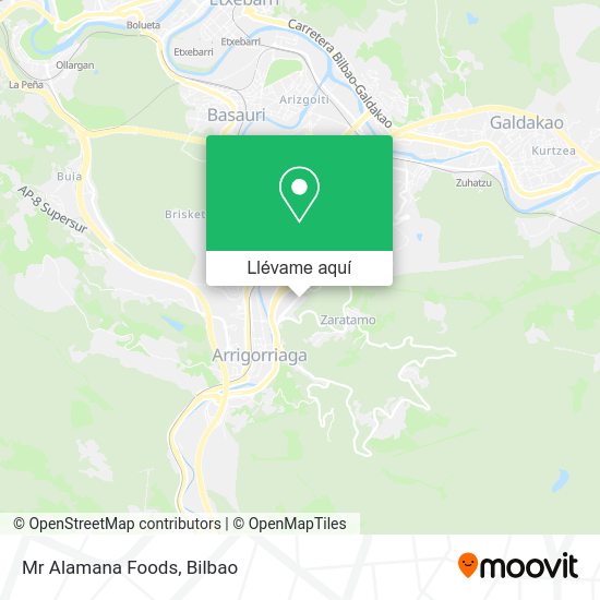 Mapa Mr Alamana Foods