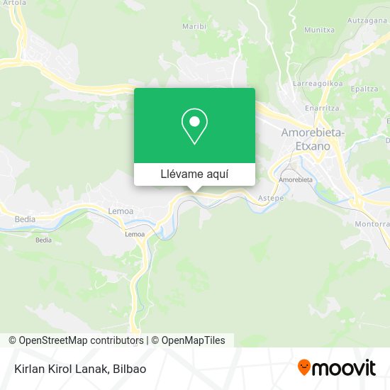 Mapa Kirlan Kirol Lanak