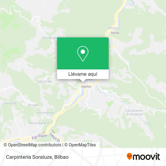Mapa Carpintería Soraluze